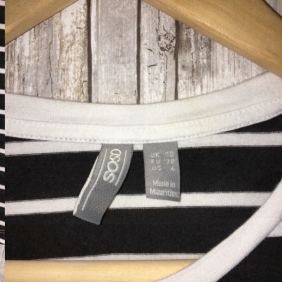 ASOS Black Striped Tee - Picture 3 of 4